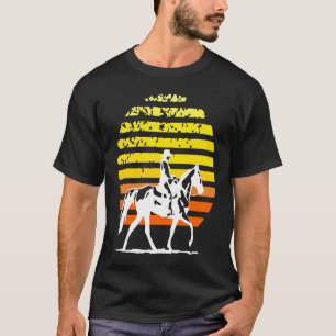 Horse riding vintage cowgirl Equestrian horseback T-Shirt