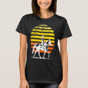 Horse riding vintage cowgirl Equestrian horseback  T-Shirt
