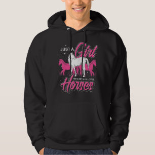 Horse Riding Women Girls Equestrian Horse  Horse Hoodie