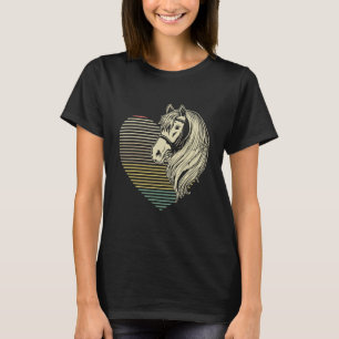 Horse Riding Women Valentines Day Gift Horse T-Shirt