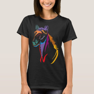 Horse  riding  women's horse T-Shirt