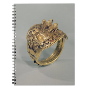 Horse ring (gold and cornelian) notebook