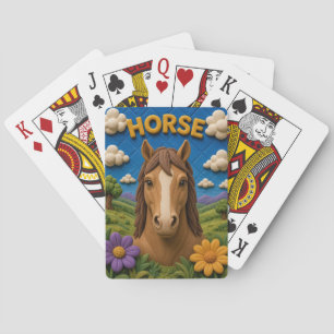 Horse Rolling Valley Modern KlayKoo Playing Cards