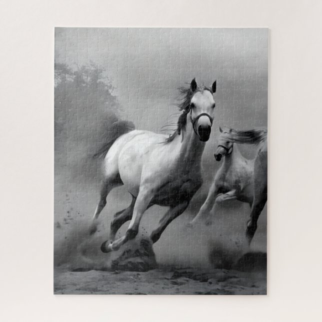 Horse Running Jigsaw Puzzle (Vertical)