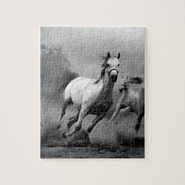 Horse Running Jigsaw Puzzle (Vertical)