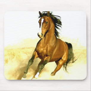 Horse Running Mouse Pad