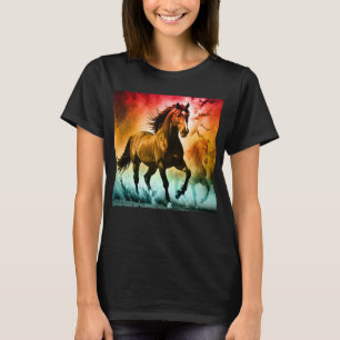 Horse running  T-Shirt