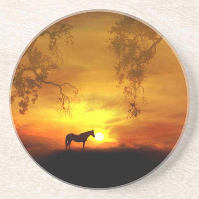 Horse Sandstone Coasters (Front)
