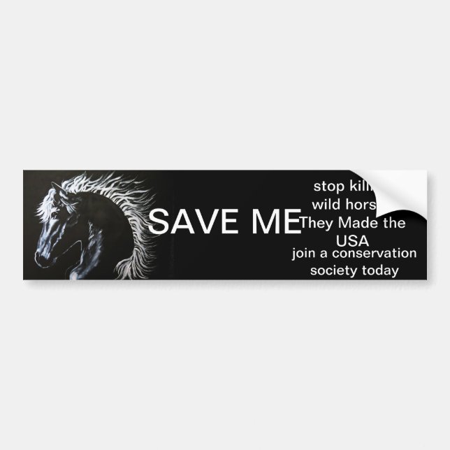 HORSE - SAVE MY STICKER (Front)