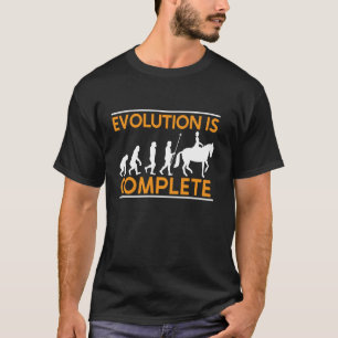 Horse Sayings Funny Horse Rider Evolution T-Shirt