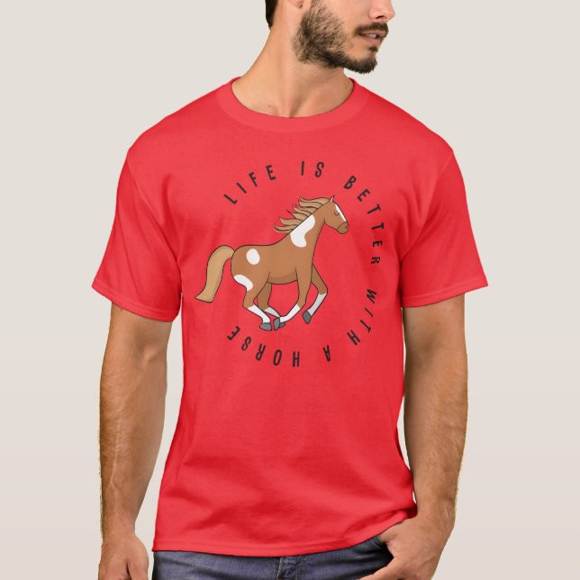 Horse Sayings gift T-Shirt (Front)