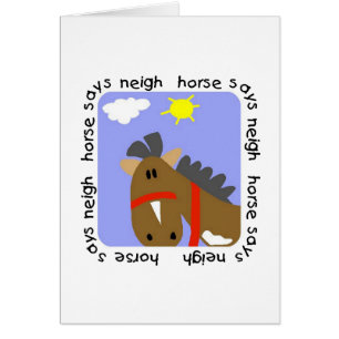 Horse Says Neigh Tshirts and Gifts