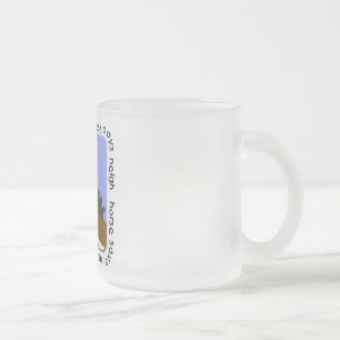 Horse Says Neigh Tshirts and Gifts Frosted Glass Coffee Mug