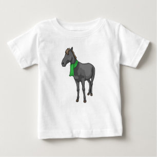 Horse Scarf Baby T-Shirt