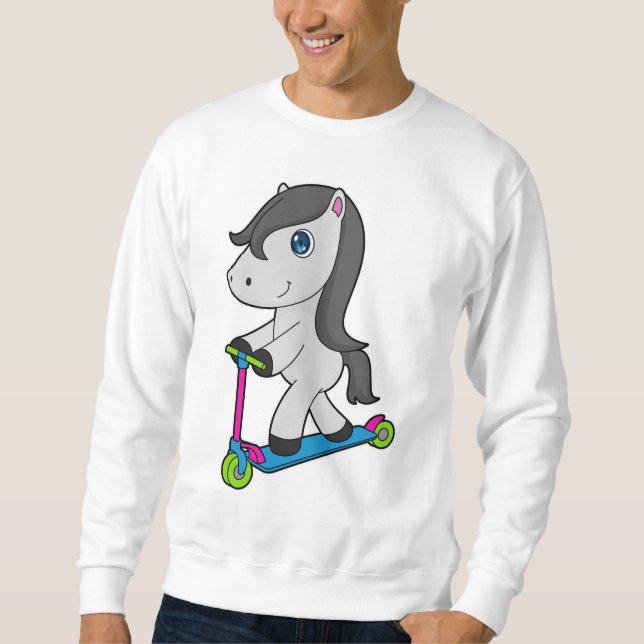 Horse Scooter Sweatshirt (Front)