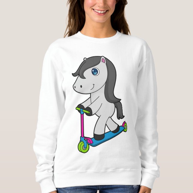 Horse Scooter Sweatshirt (Front)