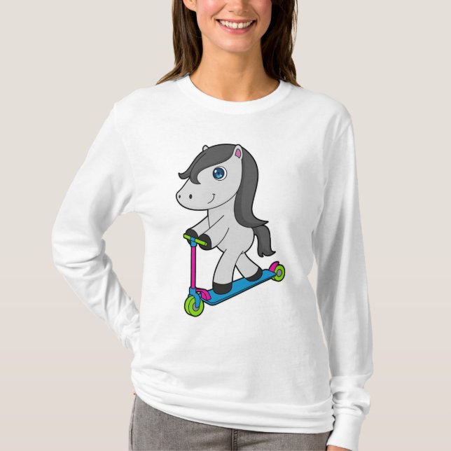 Horse Scooter T-Shirt (Front)