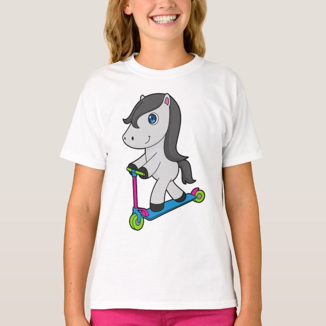 Horse Scooter T-Shirt (Front)