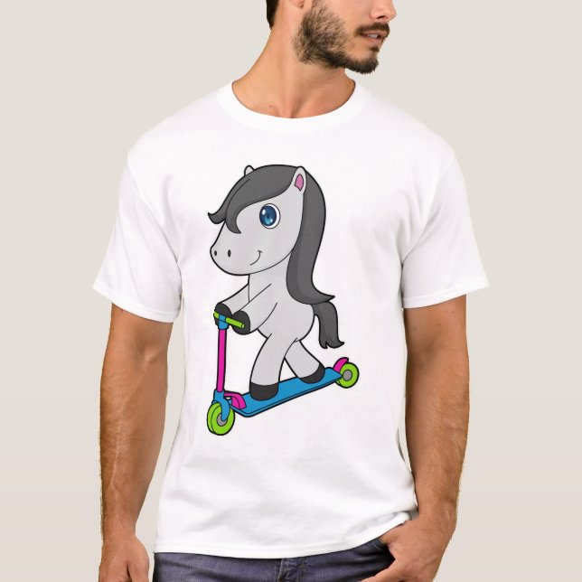Horse Scooter T-Shirt (Front)