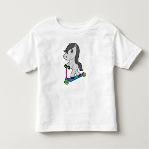 Horse Scooter Toddler T-Shirt