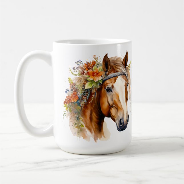 Horse Series 15 oz Classic Mug (Left)