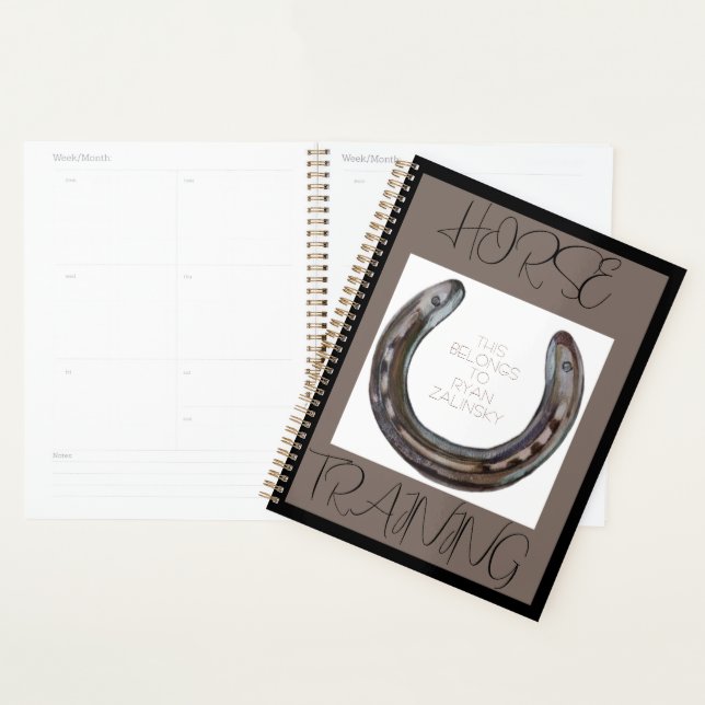horse shoe & fly planner (Display)