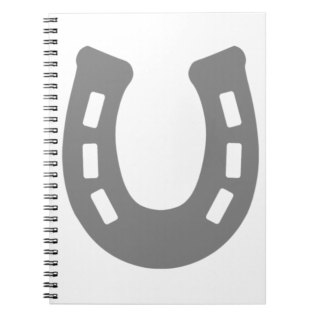 Horse shoe. spiral notebook (Front)