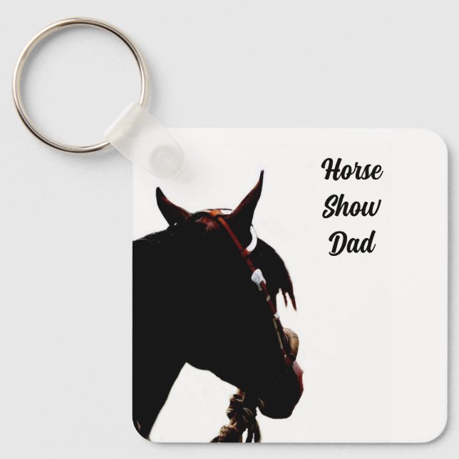 Horse Show Dad Key Ring (Front)