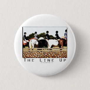 Horse Show Line Up 6 Cm Round Badge