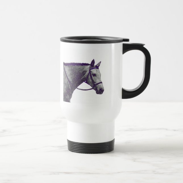 Horse Show Mum Travel Mug - English (Right)