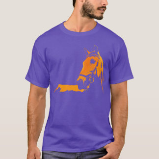 Horse Silhouette Horse Illustration Colourful gift T-Shirt