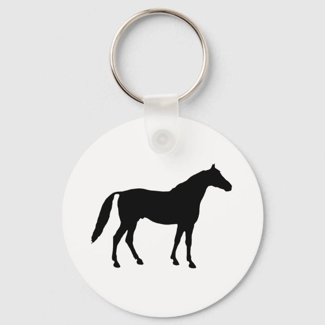 Horse Silhouette Key Ring (Front)