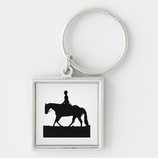 Horse Silhouette Key Ring (Front)