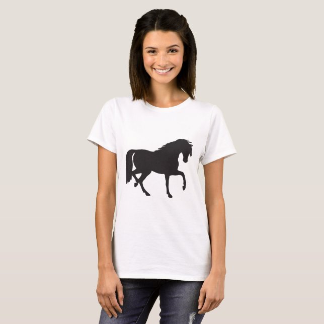 Horse Silhouette T-Shirt (Front Full)