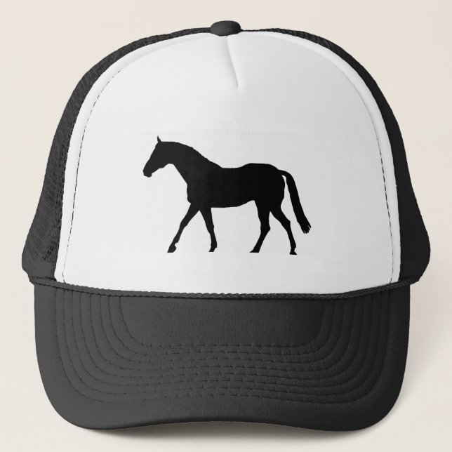 Horse Silhouette Trucker Hat (Front)