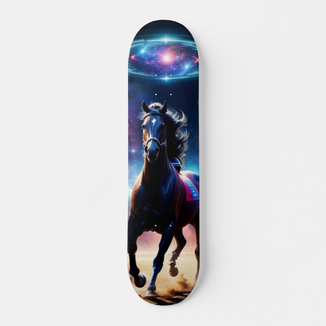 Horse Skating Followed By Outer Ship Skateboard (Front)