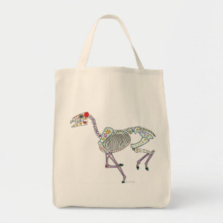 Horse Skeleton Day of the Dead Tote Bag