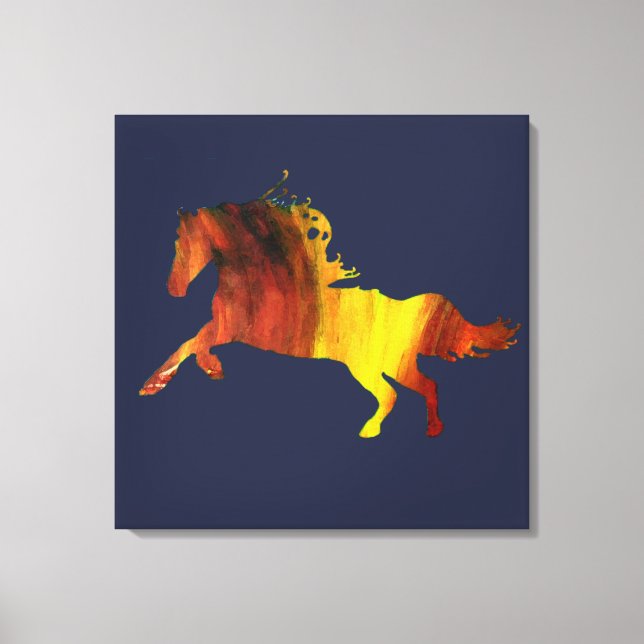 Horse Sparkle Canvas Print (Front)