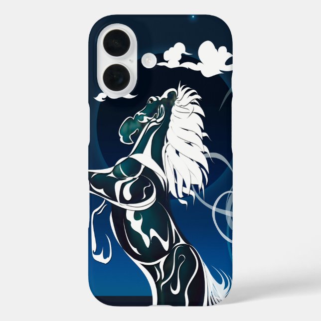 Horse Spirit BLACK HOLE SUN Case-Mate iPhone Case (Back)