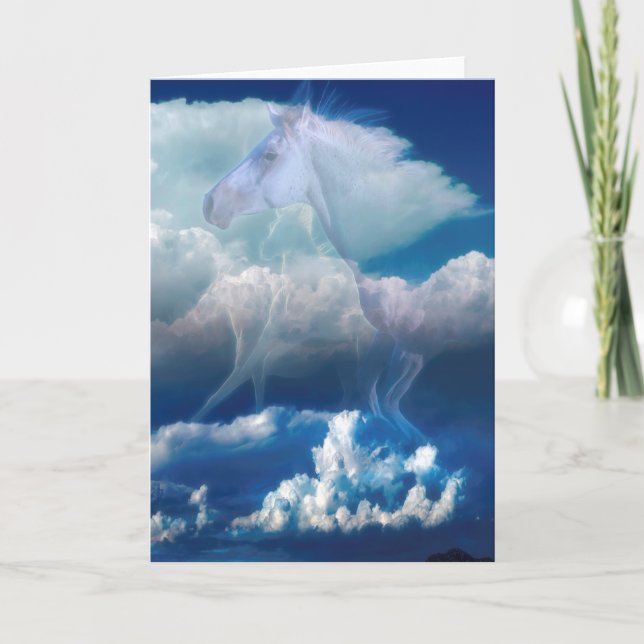 Horse Spirit SKY RIDERS Card (Front)