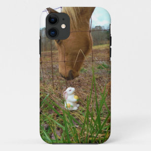 horse & Spring flower Bunny Case-Mate iPhone Case