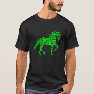Horse St Patricks Shamrock Horse C St Patricks Day T-Shirt