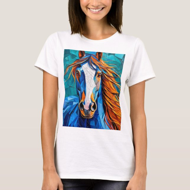 Horse Stained Glass T-Shirt (Front)