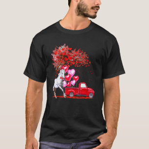 Horse Sunglasses Hearts Tree Pickup Truck Farmer C T-Shirt