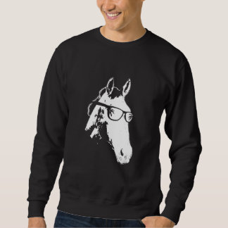 Horse sunglasses riding vacation horse love horse sweatshirt