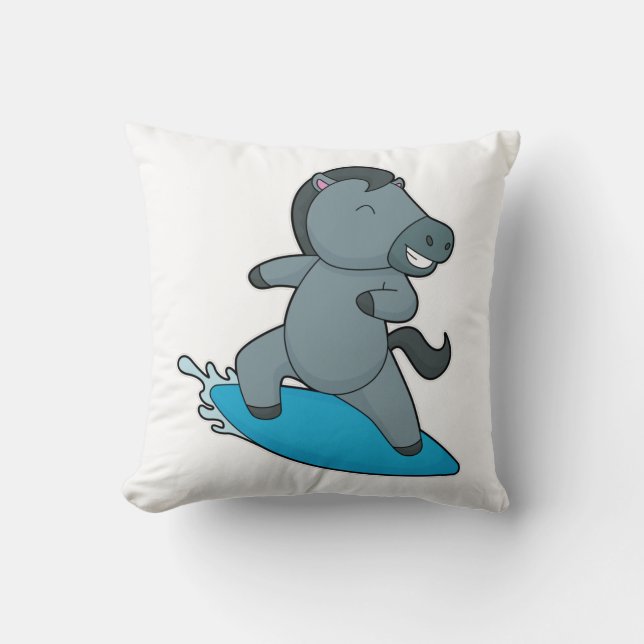 Horse Surfer Water sports Cushion (Front)