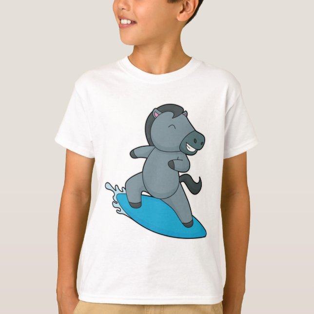 Horse Surfer Water sports T-Shirt (Front)