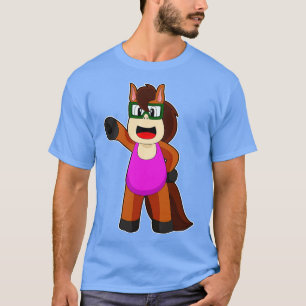 Horse Swimming Swimsuit T-Shirt