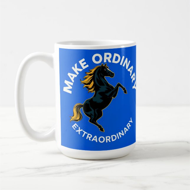 Horse Symbolising Motivation Coffee Mug (Left)