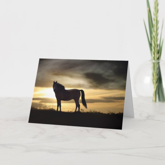 Horse Sympathy Card (Front)